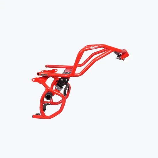 TVS APACHE RTX 300 RAPTOR CRASHGUARD UPPER & LOWER (WITH SLIDER) RED | BLACK | WHITE | LEGUNDARY CUSTOMS