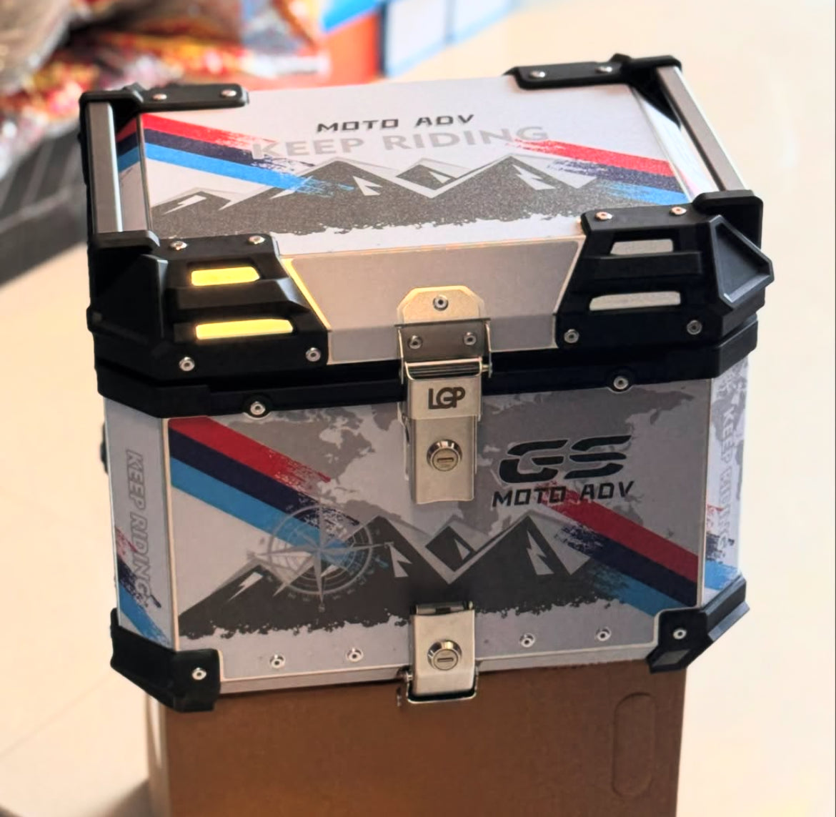 LGP GS MOTO ADV 45 litres top box with graphics premium