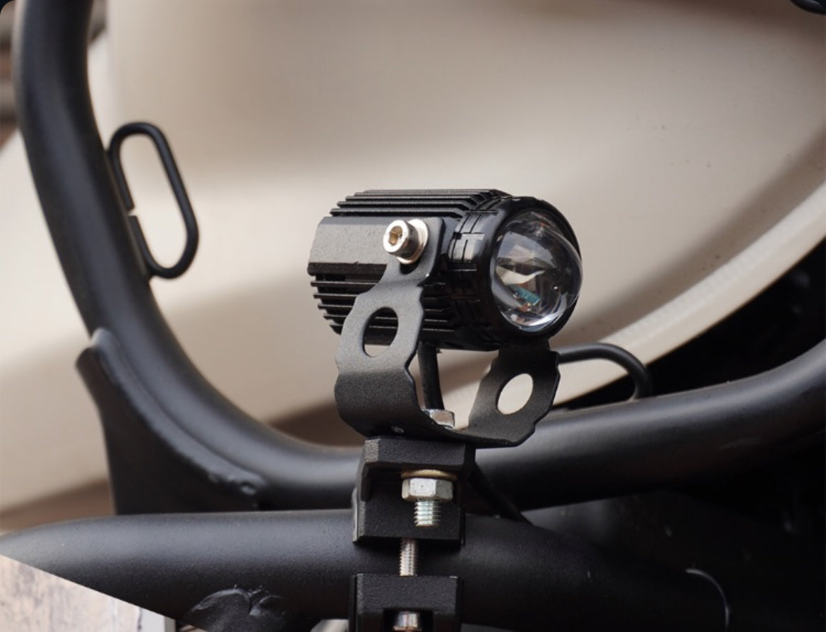 LIU HJG Mini Driving Fog Lights | 40W | Dual Colour For universal Motorcycle/Scooters/Cars/Jeeps | ( UPGRADED VERSION)