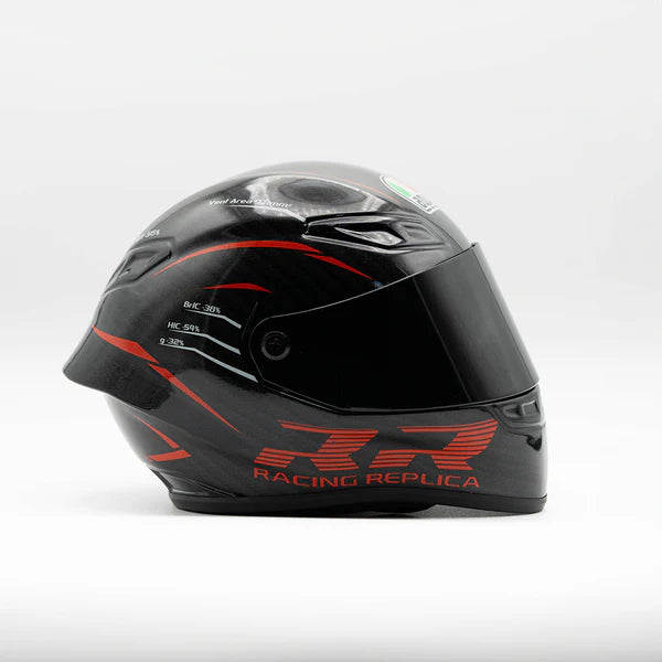 AGV K1 | Carbon Fiber Red Edition racing replica black red Scale AGV K1 | Carbon Fiber Red Edition racing replica black red Scale
