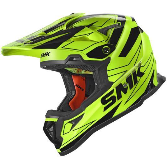 SMK Allterra Slope Off Road NEON Helmet for Bikers – GL420 – SPARIFY