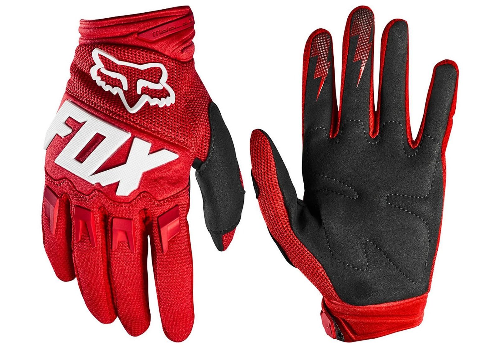 DIRTPAW Motocross Gloves Red White racing – SPARIFY