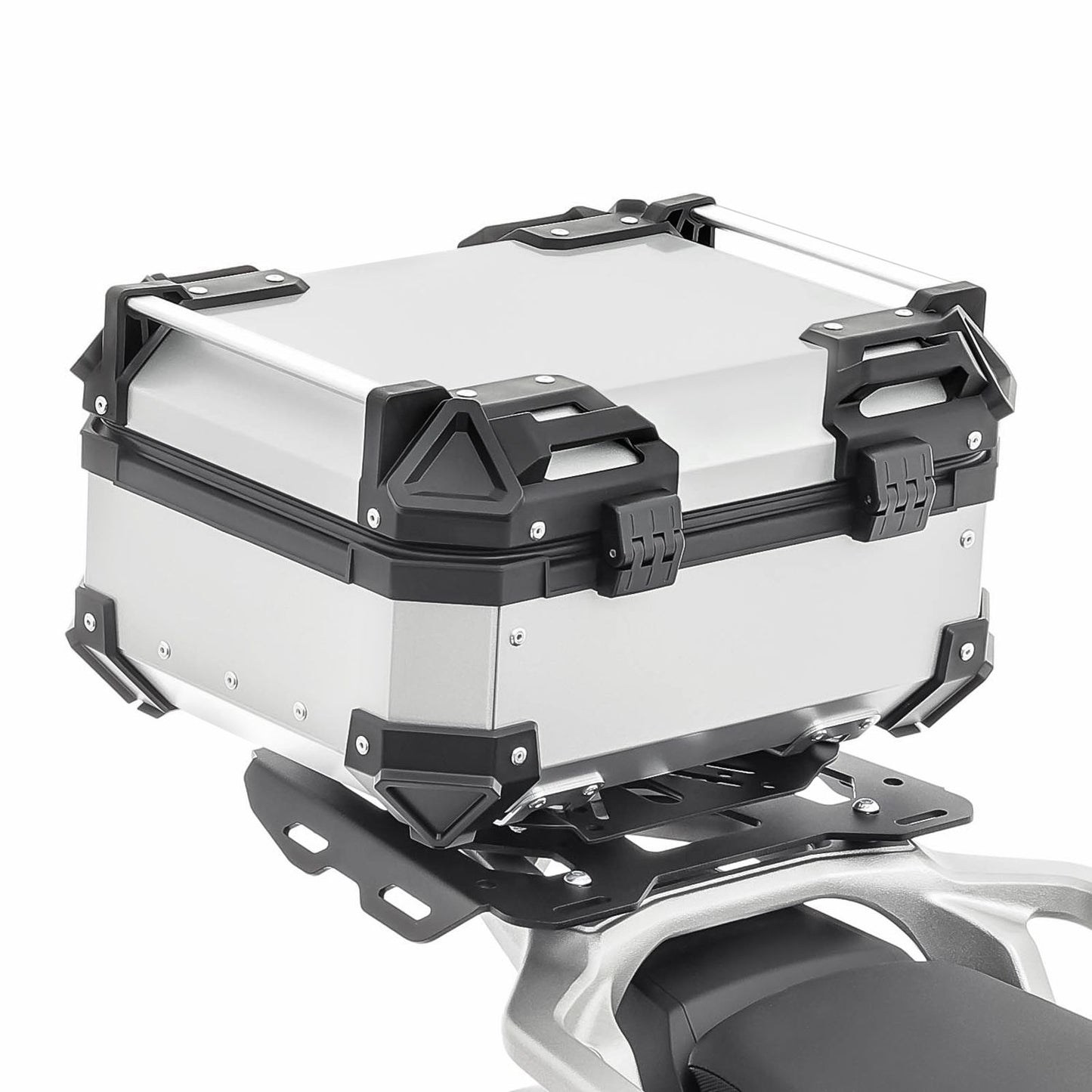 TAANC Urban Swift Top Box – Aero Silver | 22L Compact Motorcycle Storage Box for Daily Use