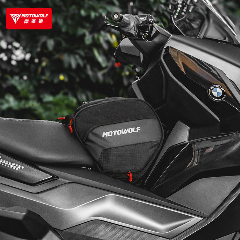 YAMAHA AEROX TANK BAG | MOTOWOLF MB5 | 15 Litres tank Bag for Scooter / Motorcycle with Shoulder Strap | Portable Motorcycle Bag | Waterproof | Adjustable Strap, Heavy-Duty Zipper, Splash-Proof Travel Bag