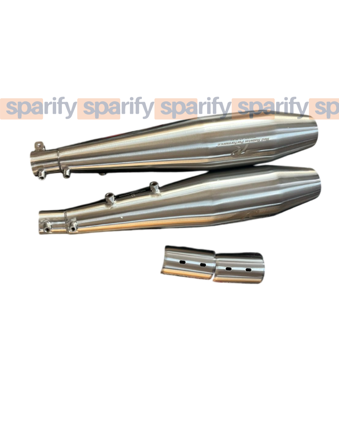 Red rooster performance exhaust for Interceptor 650 /continental GT 650 stellar polish ( with DB killer )