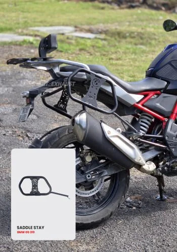 BMW G 310 GS SADDLE STAY  – Black / Ht Exhaust – SB968
