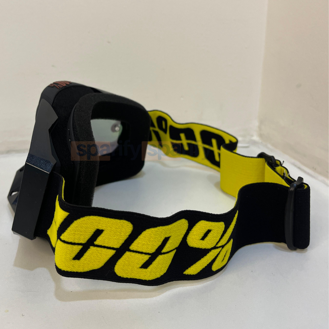 100% | Motocross & mountain biking Goggles|  White blue tint- 1 YEAR WARRANTY