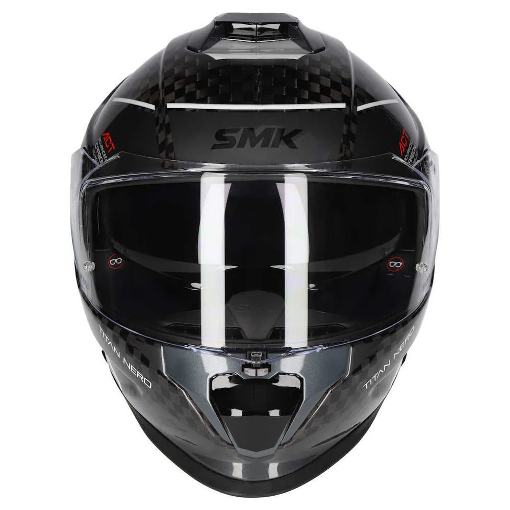 SMK Titan Carbon | Nero Carbon Black  | (GL261) Helmet