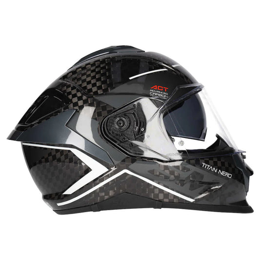 SMK Titan Carbon | Nero Carbon Black  | (GL261) Helmet