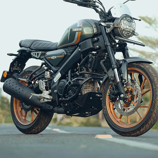 YAMAHA XSR 155 THANOS CRASHGUARD WITH SLIDER| LEGUNDARY CUSTOMS