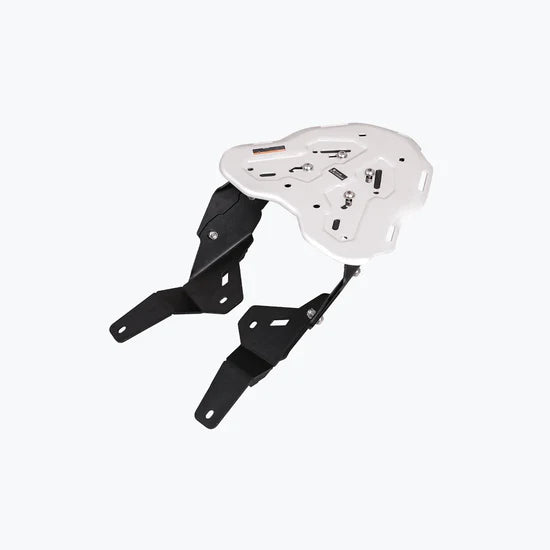 TVS APACHE RTX 300 GENESIS CARRIER SILVER-CLAMP MOUNT FOR GRAB RAIL VARIANTS | LEGUNDARY CUSTOMS