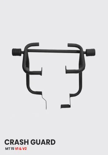 Mt15 V1.0 & V2.0 Crash Guard with Metal Sliders – BLACK – SB 523