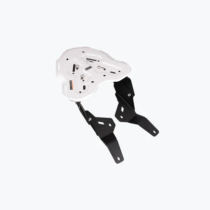 TVS APACHE RTX 300 GENESIS CARRIER SILVER-CLAMP MOUNT FOR GRAB RAIL VARIANTS | LEGUNDARY CUSTOMS