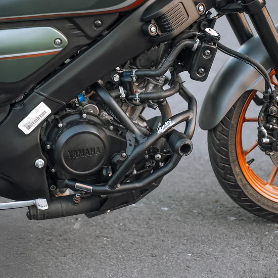 YAMAHA XSR 155 THANOS CRASHGUARD WITH SLIDER| LEGUNDARY CUSTOMS