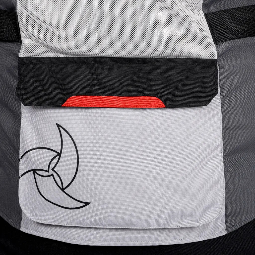 Raida Rover 2 Touring Motorcycle Jacket | Lightest in Its Class | CE Level 2 Armoured | Hydration Bladder Compatible | Waterproof Rain & Thermal Liners included - GREY