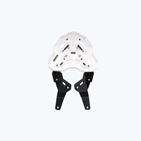 TVS APACHE RTX 300 GENESIS CARRIER SILVER-CLAMP MOUNT FOR GRAB RAIL VARIANTS | LEGUNDARY CUSTOMS