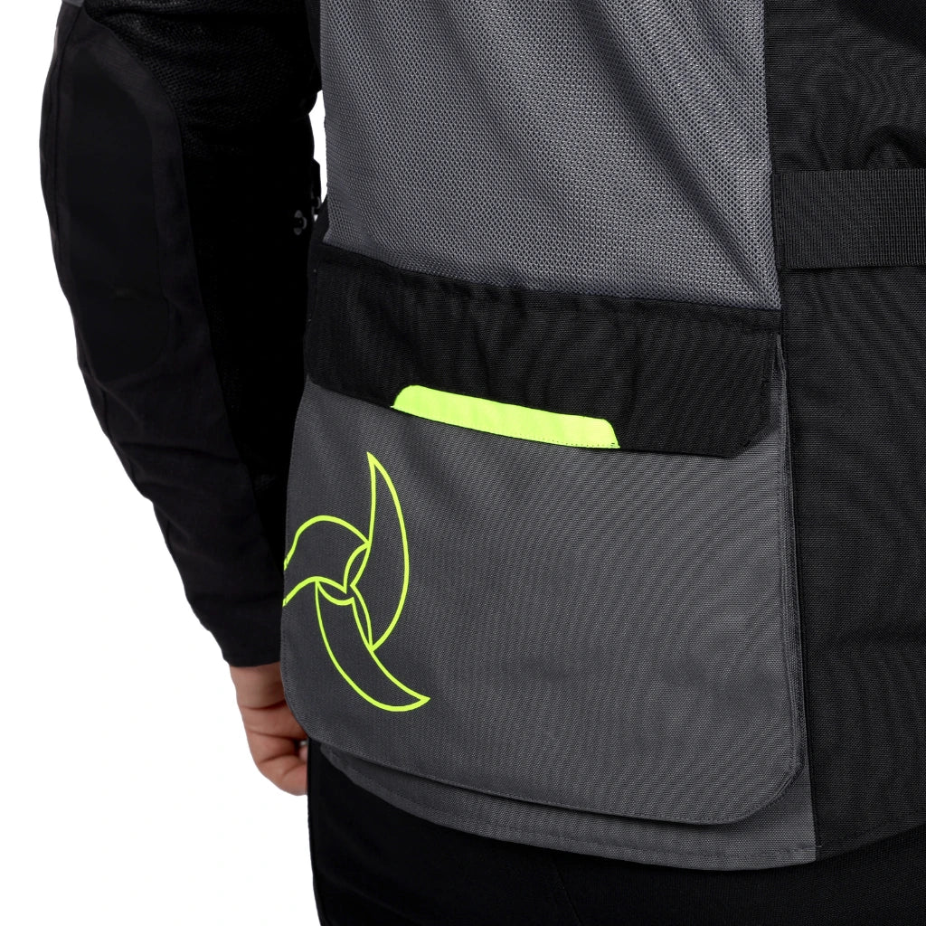 Raida Rover 2 Touring Motorcycle Jacket | Lightest in Its Class | CE Level 2 Armoured | Hydration Bladder Compatible | Waterproof Rain & Thermal Liners included