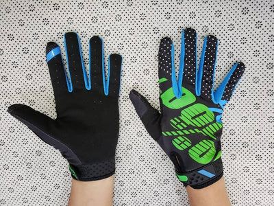 100% iTrack Motocross / cycling Gloves Green black blue