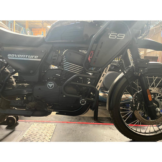 YEZDI ADVENTURE 2024 MODEL CRASH GUARD - MOTOCARE