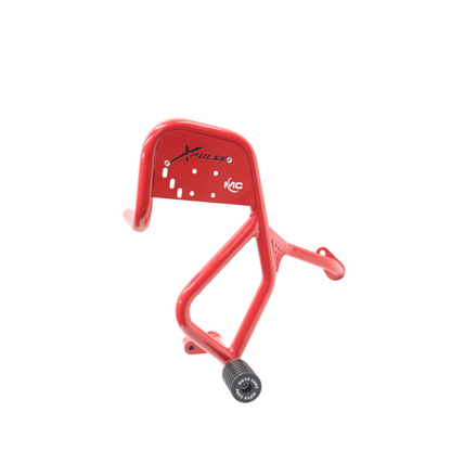 CRASH GUARD WITH DUAL SLIDERS FOR HERO XPULSE 210 (RED)- MOTOCARE