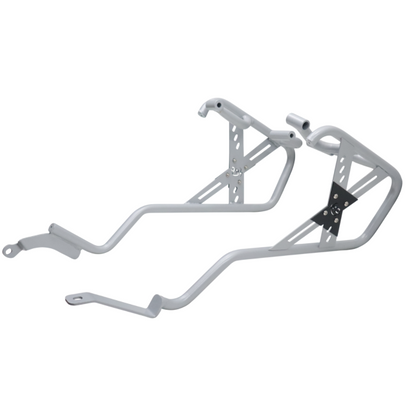 SADDLE STAY WITH SILVER/BLACK PLATE FOR XPULSE 210 - MOTOCARE