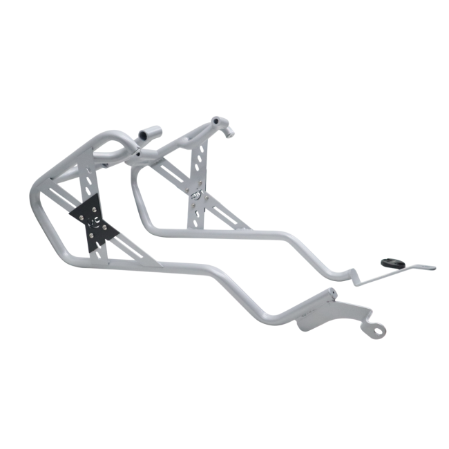 SADDLE STAY WITH SILVER/BLACK PLATE FOR XPULSE 210 - MOTOCARE