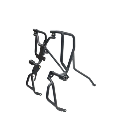 UPPER LOWER CRASH GUARD BLACK FOR HERO XPULSE 210 - BLACK