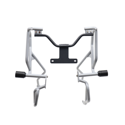 UPPER LOWER CRASH GUARD (SILVER) FOR HERO XPULSE 210 - MOTOCARE