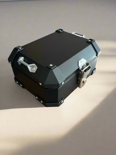 15 Litre | aluminium top box / top case | LGP | ideal of daily commutes | Short tour | BLACK | Compatible for all motorcycles