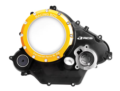 R15 v3 / MT 15 engine cover w/o kick starter 01E0010G- RCB ( RACING BOY CORPORATION ) - GOLD