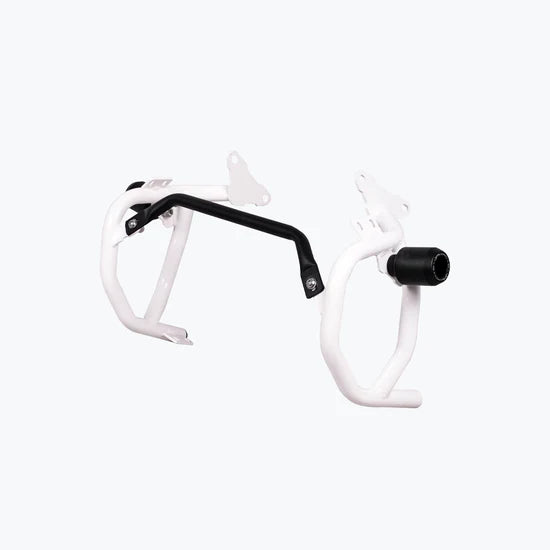 TVS APACHE RTX 300 RAPTOR CRASHGUARD UPPER & LOWER (WITH SLIDER) RED | BLACK | WHITE | LEGUNDARY CUSTOMS