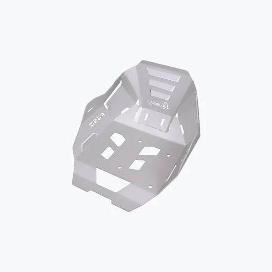 BMW F450 GS Vambrace Bash Plate Aluminium SILVER | LEGUNDARY CUSTOMS