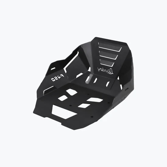 BMW F450 GS Vambrace Bash Plate Aluminium BLACK | LEGUNDARY CUSTOMS