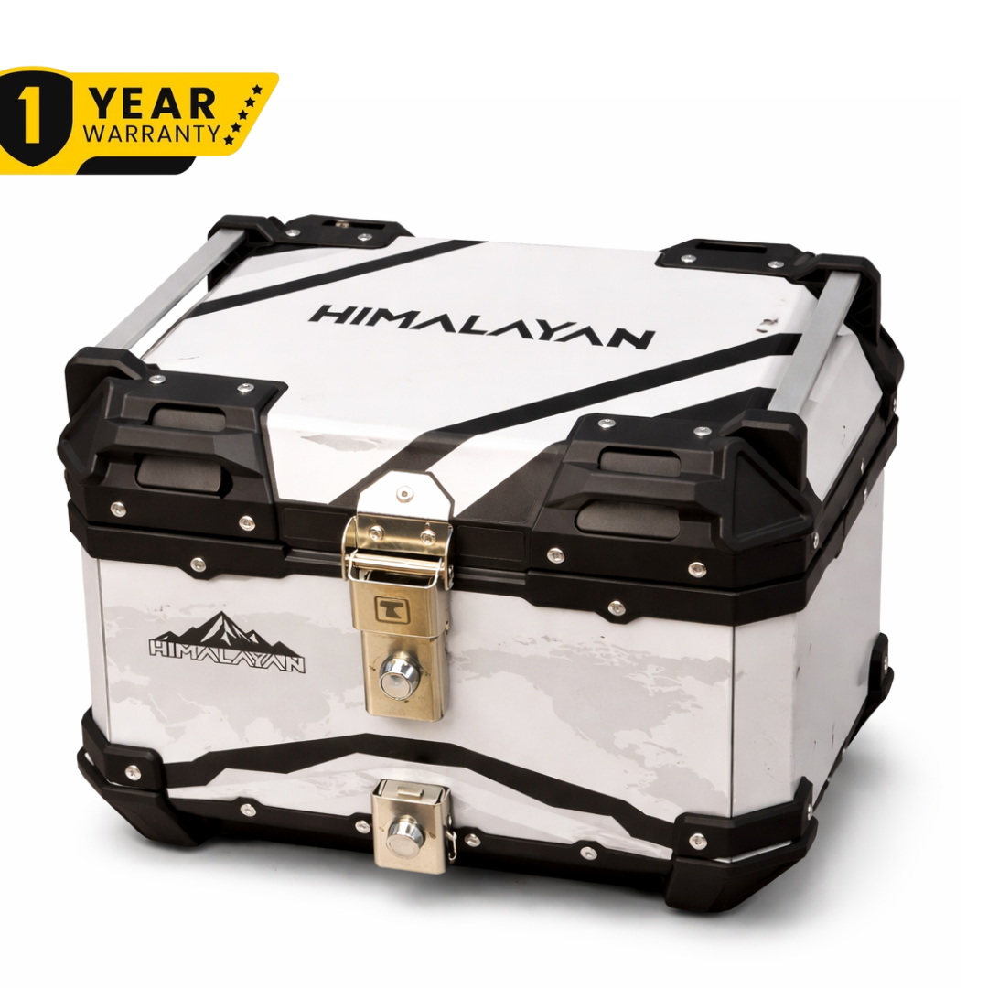TAANC Nomad Himalayan Top Box | 45L Aluminium Touring Motorcycle Storage Box