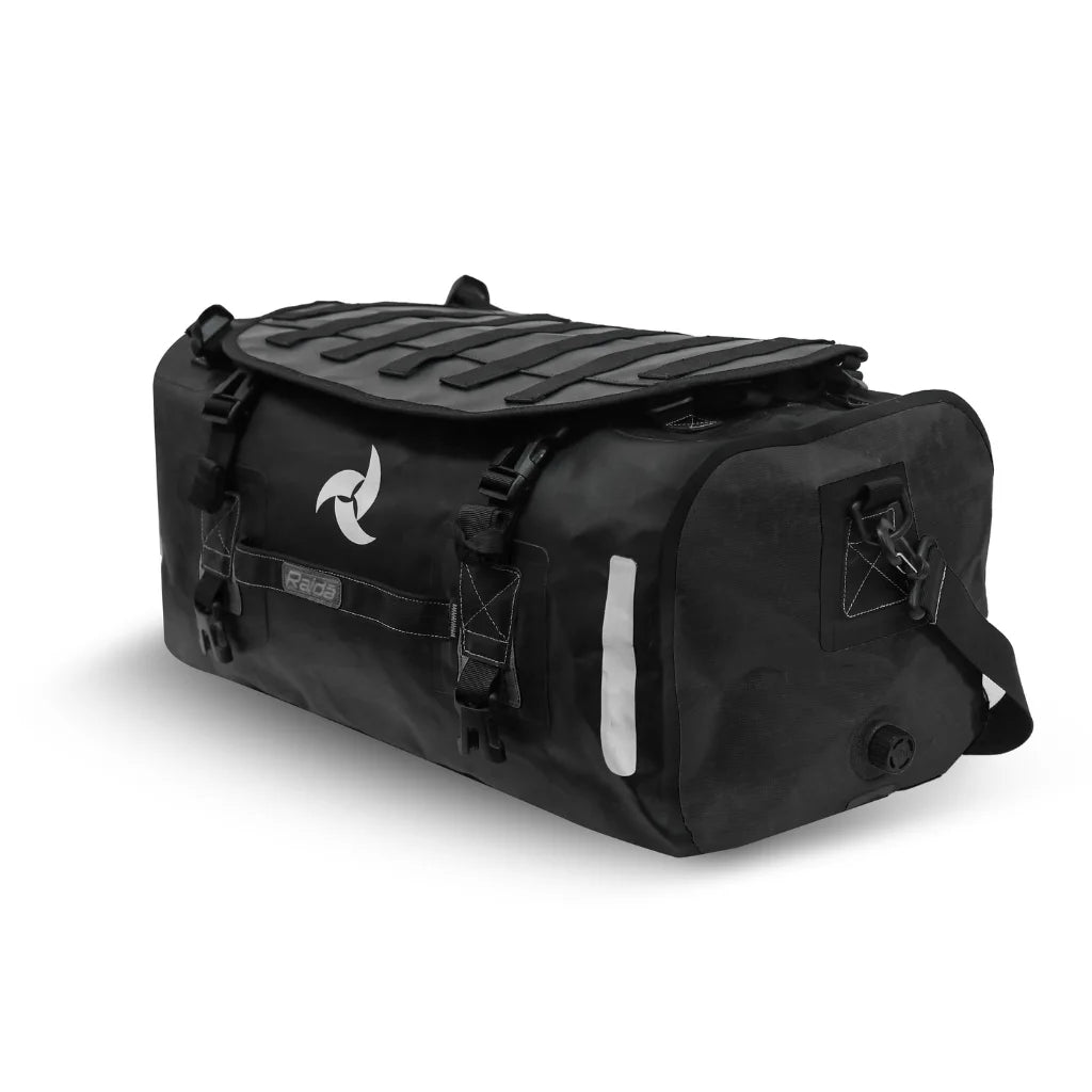 Raida DryPorter Motorcycle Waterproof Tail Bag | Black | 40 litre | Backpack & Duffle Bag