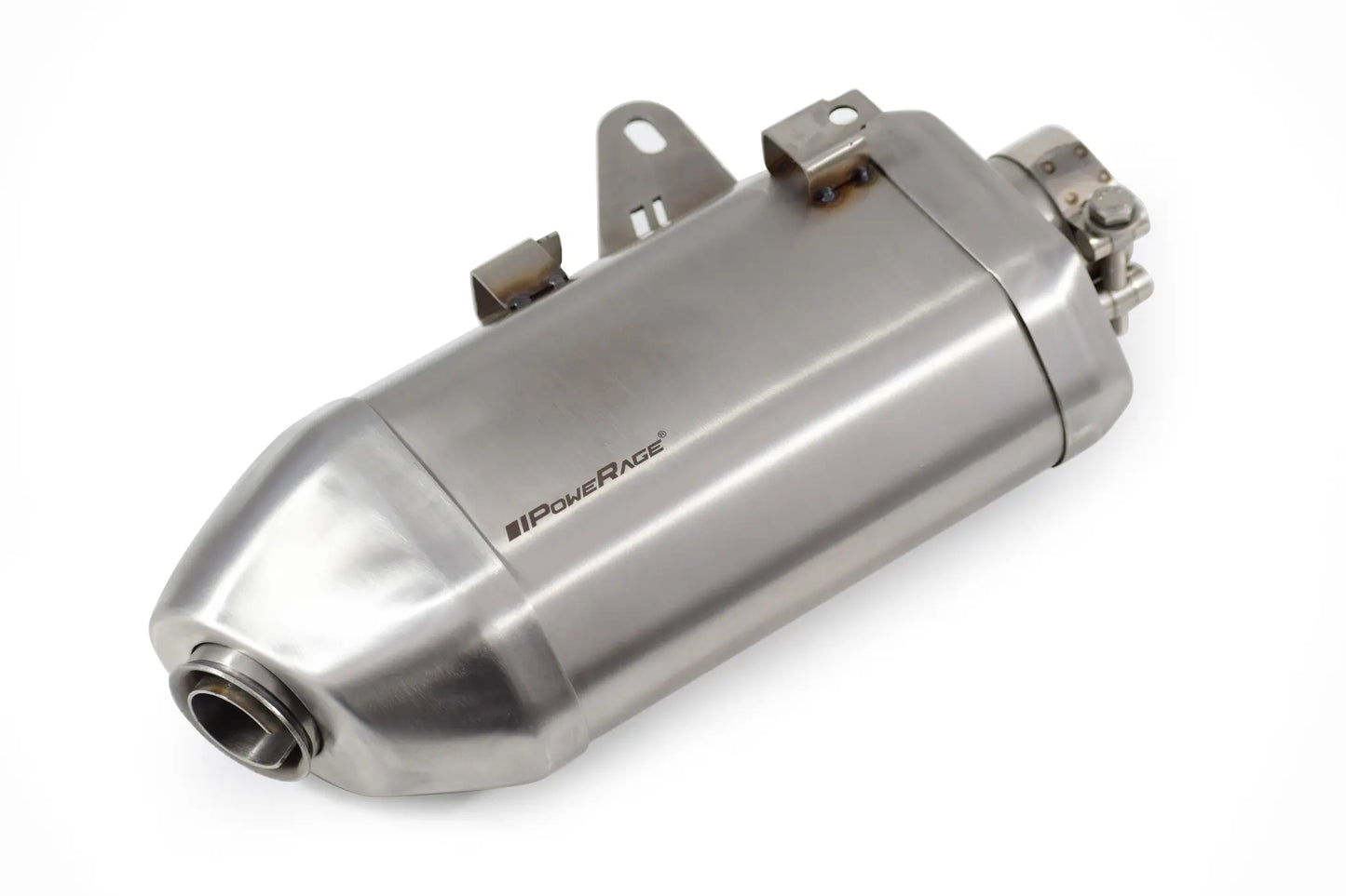 RE Guerilla 450 – Brushed Steel Finish ( Matte ) PoweRage Performance Slip on Exhaust