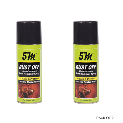 5M RUST OFF /RUST REMOVAL SPRAY 120ML*2 - PACK OF 2