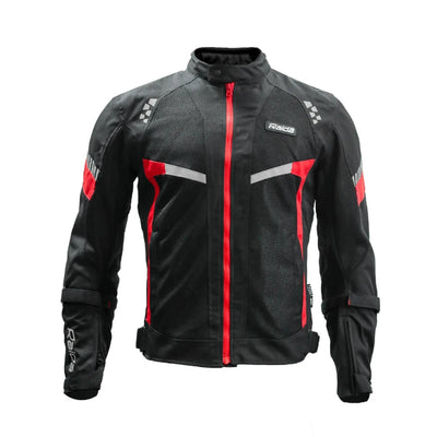 Raida BOLT Motorcycle Jacket | Black Red
