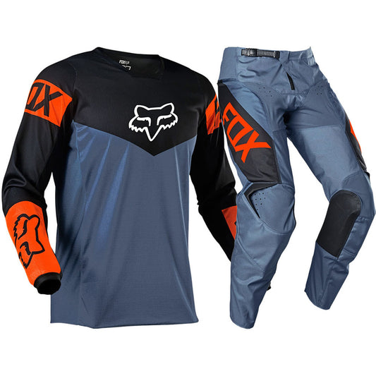 F.O.X Racing 180 REVN Motocross Jersey & Pants - (BLUE STEEL)