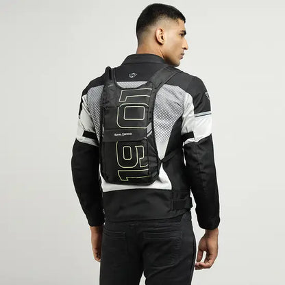 ROYAL ENFIELD WATER TRAIL BACKPACK WITH 2L HYDRATION BLADDER - BLACK