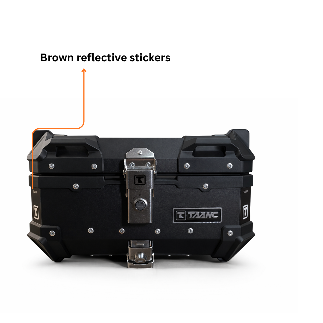 TAANC Urban Swift Top Box – Stealth Black | 22L Compact WP Motorcycle Storage Box for Daily Use