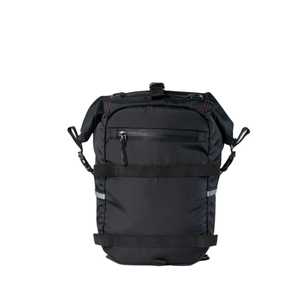 CARBONADO Modpac Pro (Black) | 100% Waterproof Motorcycle Tailpack | Saddle Bag | Crash Guard Bag (Black) | Polyester - 5L/10L/20L/30L ( Pack of 1 )