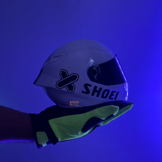 SHOEI X RF ( WHITE BLACK ) Scale model miniature helmet