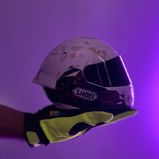 SHOEI WHITE SUPER Scale model miniature helmet