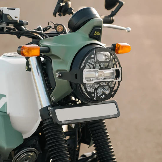 SCRAM 440 COSMIC HEADLIGHT GRILL BLACK & SILVER| LEGUNDARY CUSTOMS