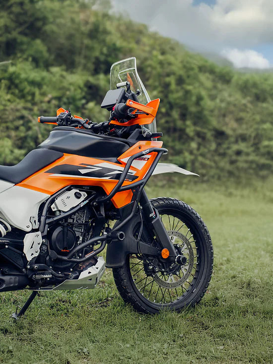 KTM Adventure 390 (2025 model)/ 250 ADV/390 ADV R/390 ADV X+/390 ADV S 2025 RAPTOR CRASHGUARD BLACK| LEGUNDARY CUSTOMS