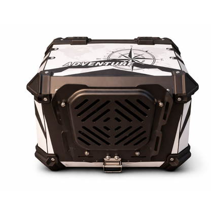 TAANC Nomad Himalayan Top Box | 45L Aluminium Touring Motorcycle Storage Box