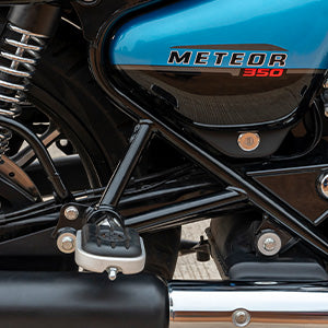 Footpegs For Royal Enfield Meteor 350, meteor 650, hunter 350, shotgun 650 Classic Reborn From Sep 2021 onwards models silver deluxe