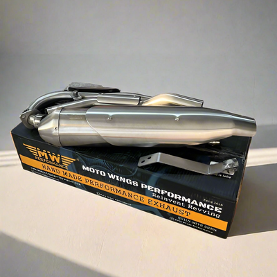 Hero Xpulse 2V/4V Thrasher - Performance Exhaust full system with bend pipes and DB killer - MOTOWINGS