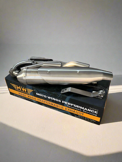 Hero Xpulse 2V/4V Thrasher - Performance Exhaust full system with bend pipes and DB killer - MOTOWINGS